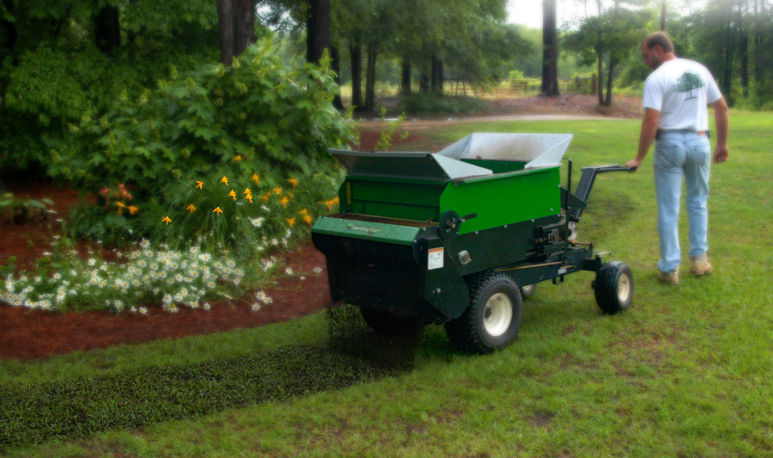 topdressing with compost photo