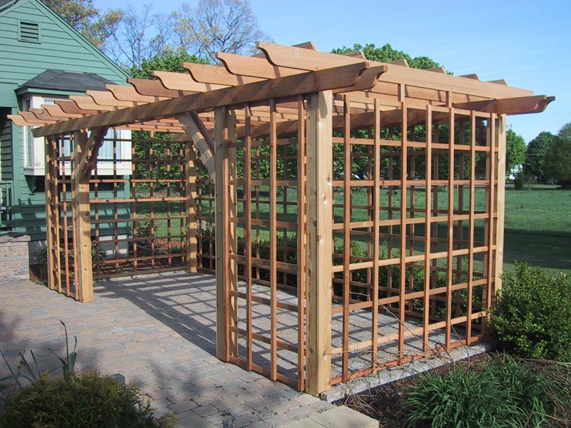 How To Construct A Pergola Attached To Your House