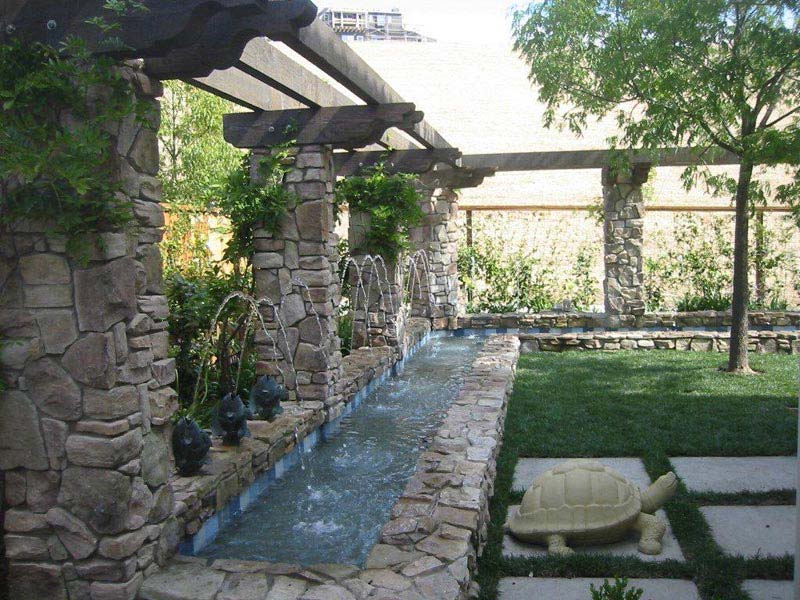 Water Features For Patios Exteriores