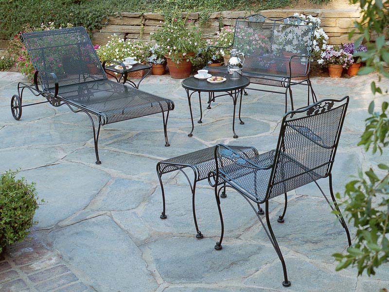 Expanded Metal Patio Chairs