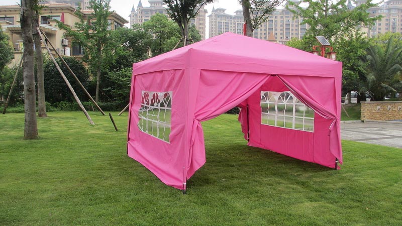Easy pop up gazebo with sides