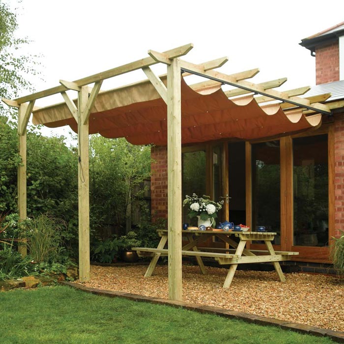 Pergola With Retractable Roof By Reputale Aspect Shade