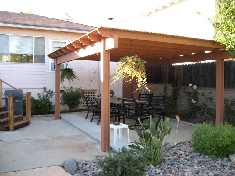 Covered patio ideas for backyard