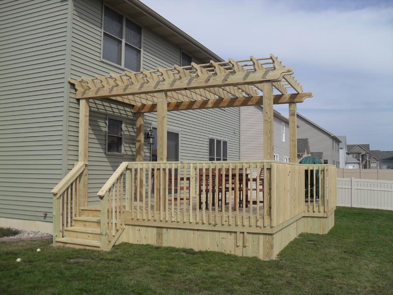 How to build a pergola attached to the house video