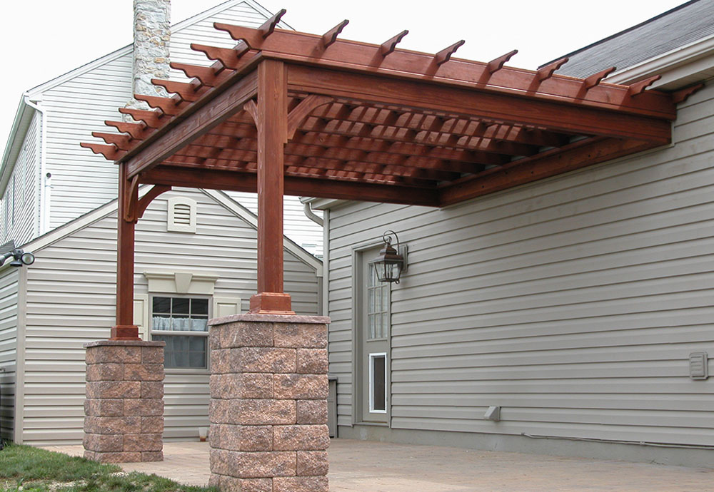 Download building pergola attached to house pdf building plans a full 