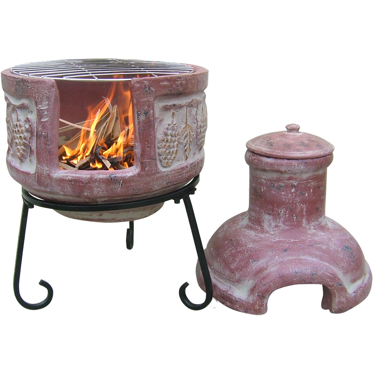 Unbelievable Ceramic Chiminea Fire Pit | Garden Landscape