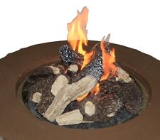 The Outdoor GreatRoom Company Crystal Fire Concrete Fire Pit Table