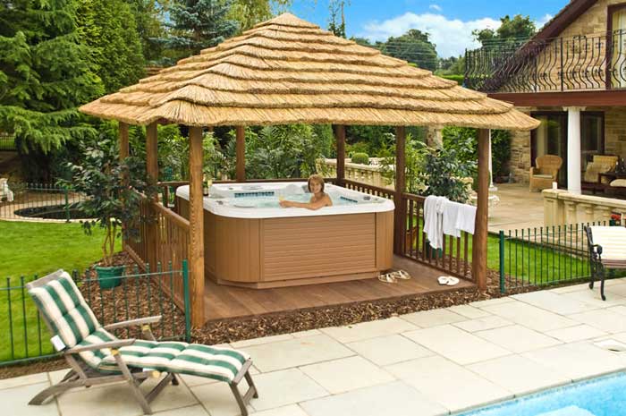 A Grandiose Thatched Gazebo For Your Exotic Outdoor Space