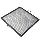 X Marks Square Fire Pit Cooking Grill, Durable Steel Grate – Multiple Sizes