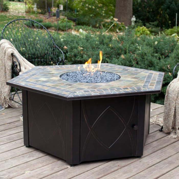 Mosaic Patio Table Gas