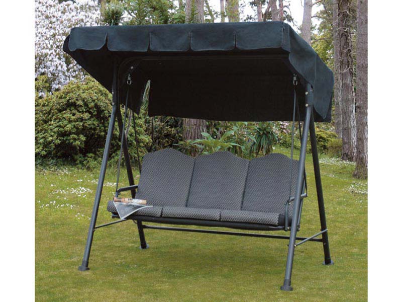 3 Seater Patio Swing With Canopy