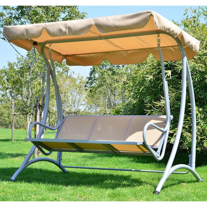 3 Person Patio Swing With Canopy: Simple Yet Elegant Models