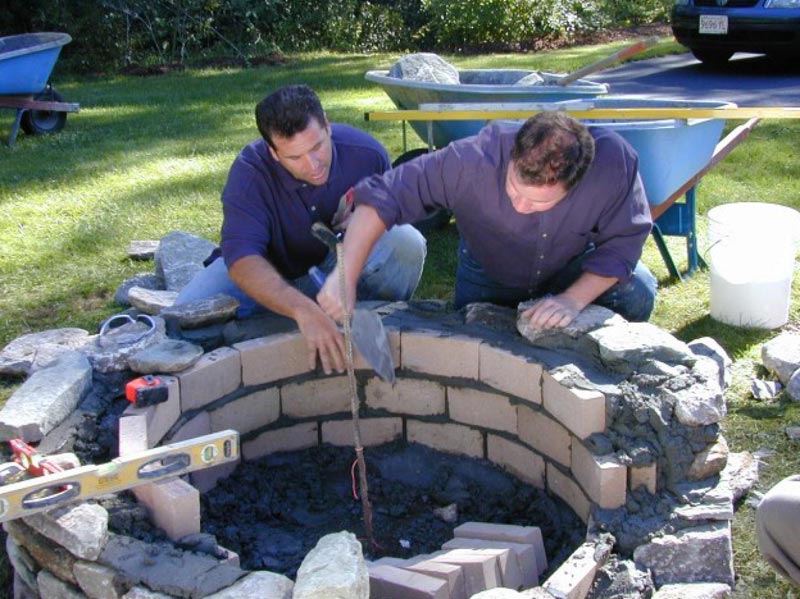 How to build a patio table with fire pit