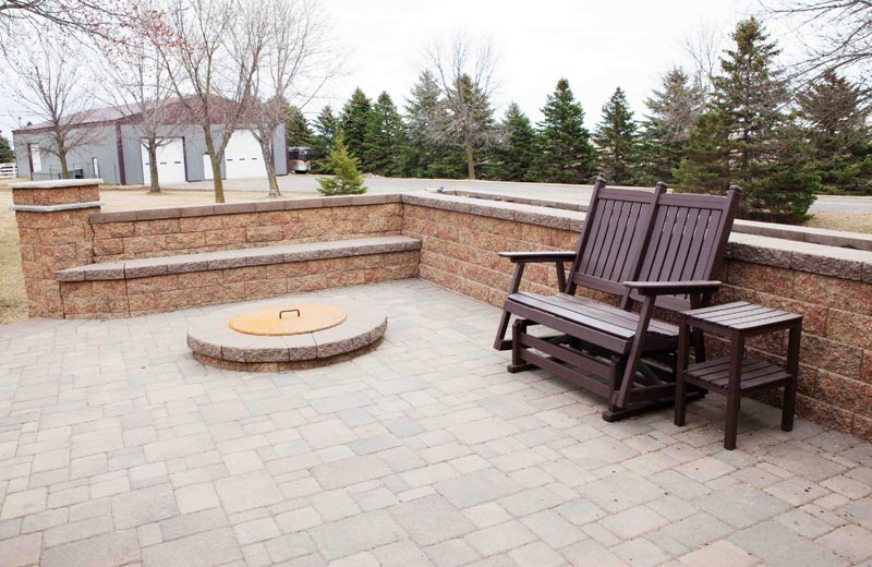Outdoor patio designs fire pit