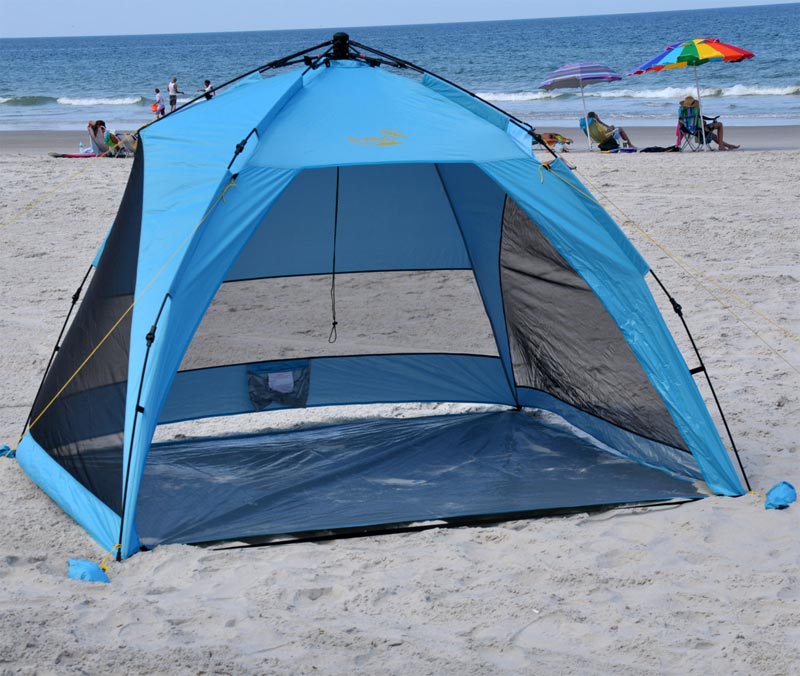 Pop up beach shelter