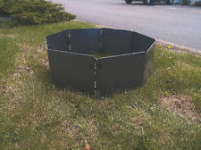 CAMPFIRE PORTABLE FIRE PIT RING / INSERT 32″ (BLANK) OCTAGON STEEL 8 PANELS
