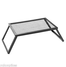 Heavy Duty Large Foldable Outdoor Campfire Fire Pit Cooking Grill Grate